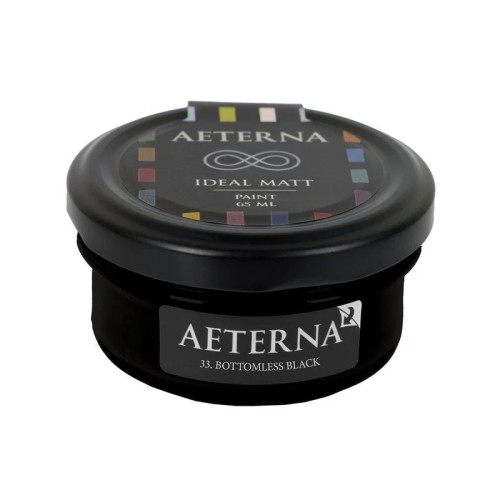 Краска Aeterna цвет Bottomless Black 33 Ideal Matt 0,065 л Краска Aeterna цвет Bottomless Black 33 Ideal Matt 0,065 л