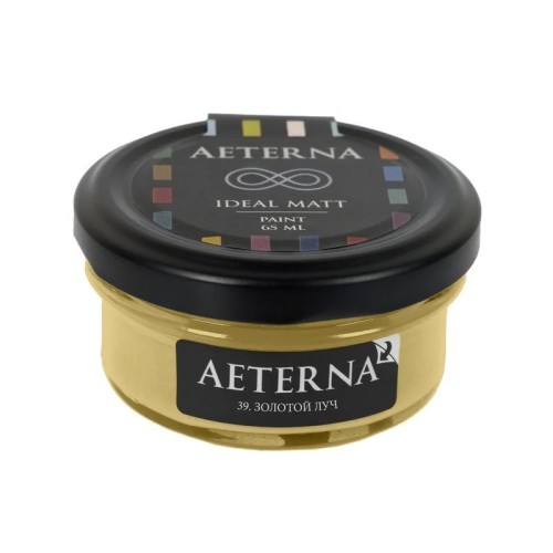Краска Aeterna цвет Золотой Луч 39 Ideal Matt 0,065 л Краска Aeterna цвет Золотой Луч 39 Ideal Matt 0,065 л