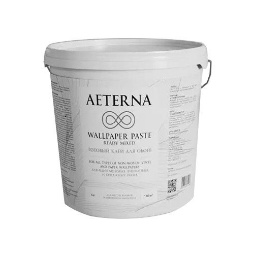 Клей для обоев Aeterna Wallpaper Paste AEWG5 на основе полимеров 5 л Клей для обоев Aeterna Wallpaper Paste AEWG5 на основе полимеров 5 л