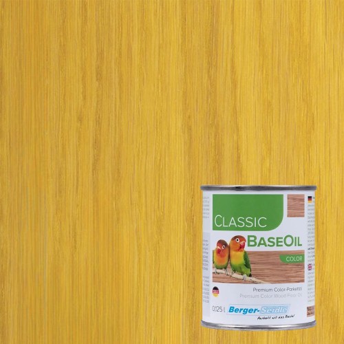 Масло для пола Berger-Seidle Classic BaseOil Color цвет Lemon / Zitronengelb полуматовое 0,125 л