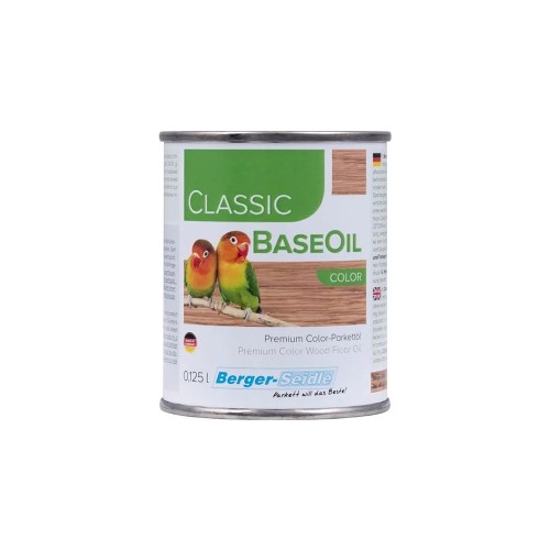 Масло для пола Berger-Seidle Classic BaseOil Color цвет Basalt Grey / Basaltgrau полуматовое 0,125 л