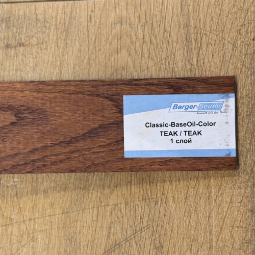 Масло для пола Berger-Seidle Classic BaseOil Color цвет Teak полуматовое 1 л