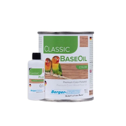 Масло для пола Berger-Seidle Classic BaseOil Color 2K цвет Mint / Minze полуматовое 1,1 л