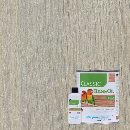 Масло для пола Berger-Seidle Classic BaseOil Color 2K цвет Pearl White / Perlweiss полуматовое 1,1 л