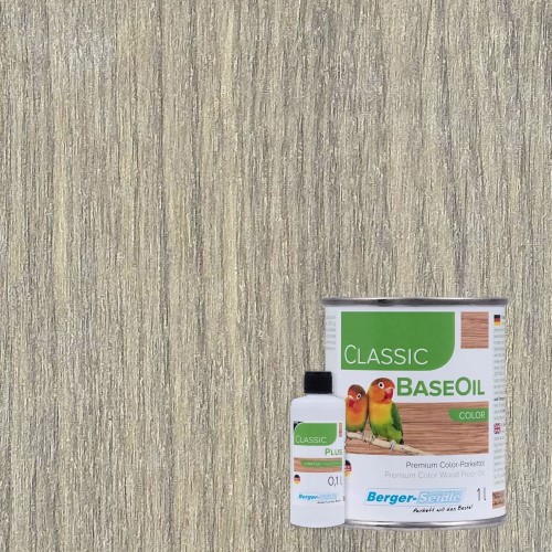 Масло для пола Berger-Seidle Classic BaseOil Color 2K цвет Pure White / Reinweiss полуматовое 1,1 л