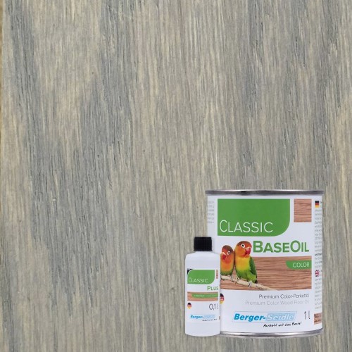 Масло для пола Berger-Seidle Classic BaseOil Color 2K цвет Silver Grey / Silbergrau полуматовое 1,1 л