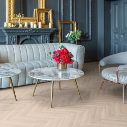 Кварцвиниловый SPC ламинат Aquafloor Parquet Plus AF6026PQ венгерская елка 720×120×7