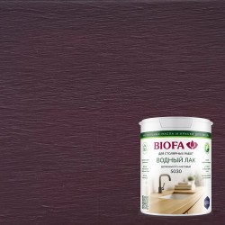 Лак для дерева Biofa 5030 Гранатовый 3003 шелковисто-матовый 0,3 л