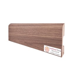 Плинтус МДФ ламинированный TeckWood Орех Натур 2000×75×16