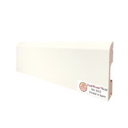 Плинтус МДФ ламинированный TeckWood RAL 1013 2000×75×16