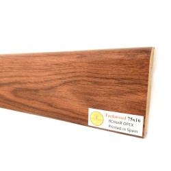 Плинтус МДФ ламинированный TeckWood Ясный орех Bright Walnut 2000×75×16