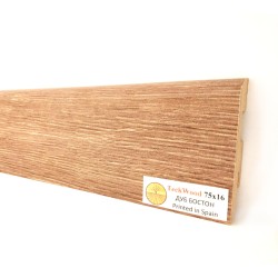 Плинтус МДФ ламинированный TeckWood Дуб Бостон Oak Boston 2000×75×16