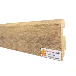 Плинтус МДФ ламинированный TeckWood Дуб Гала 2000×75×16