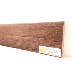Плинтус МДФ ламинированный TeckWood Дуб Амбар Oak Barn 2000×75×16