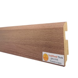Плинтус МДФ ламинированный TeckWood Дуб Слэб 2000×75×16