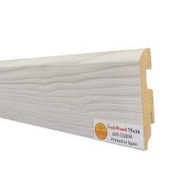 Плинтус МДФ ламинированный TeckWood Дуб Седой 2000×75×16