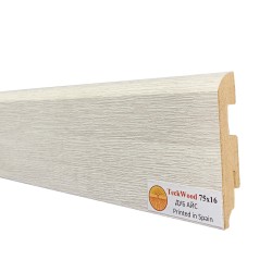 Плинтус МДФ ламинированный TeckWood Дуб Айс 2000×75×16