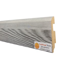 Плинтус МДФ ламинированный TeckWood Дуб Дамаск 2000×75×16