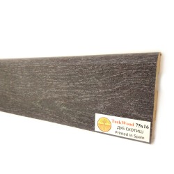 Плинтус МДФ ламинированный TeckWood Дуб Скотиш Oak Scotish 2000×75×16