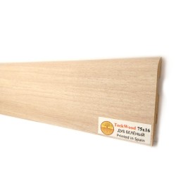 Плинтус МДФ ламинированный TeckWood Дуб беленый White Oak 2000×75×16