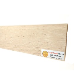 Плинтус МДФ ламинированный TeckWood Дуб Арктика Arctic Oak 2000×75×16