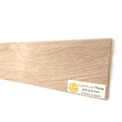Плинтус МДФ ламинированный TeckWood Дуб Дублин Oak Dublin 2000×75×16