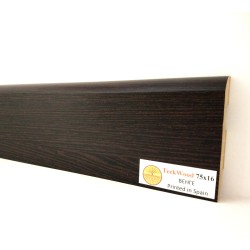 Плинтус МДФ ламинированный TeckWood Венге Wenge 2000×75×16