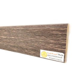 Плинтус МДФ ламинированный TeckWood Дуб Столичный Oak Capital 2000×75×16