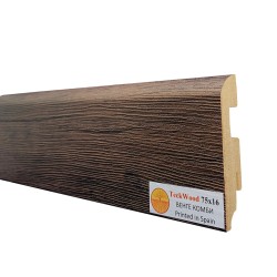 Плинтус МДФ ламинированный TeckWood Венге Комби 2000×75×16