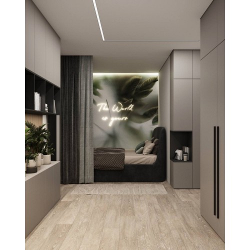 Стеновая панель под покраску Hiwood LV241 NP 2700×240×20