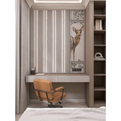 Стеновая панель под покраску Hiwood HL201 NP 2700×240×18,5