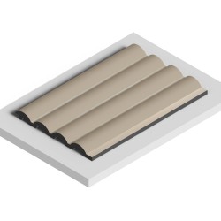 Стеновая панель Hiwood LV140 BR432 2700×120×12