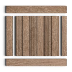Стеновая панель Hiwood LV123 BR416 2700×120×12