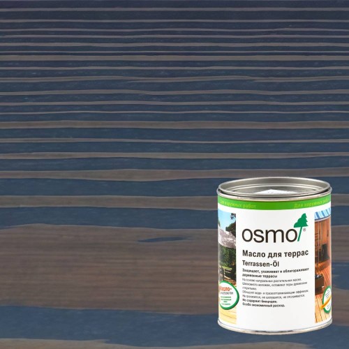 Масло для террас Osmo Terrassen-Ole цвет 028 Сигнальный Черный шелковисто-матовое 0,75 л