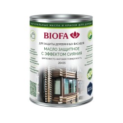 Масло для фасадов Biofa 2043S Бесцветное шелковисто-матовое 0,4 л