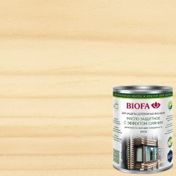 Масло для фасадов Biofa 2043S Бесцветное шелковисто-матовое 0,4 л