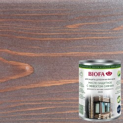 Масло для фасадов Biofa 2043S цвет 4349 Шоколадный Жемчуг шелковисто-матовое 0,4 л