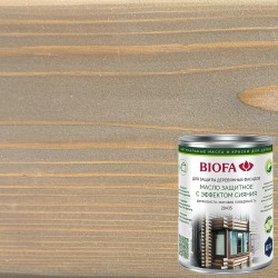 Масло для фасадов Biofa 2043S цвет 4351 Ореховая Искра шелковисто-матовое 0,4 л