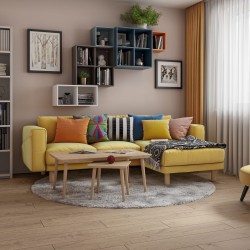 Ламинат My Floor Cottage Дуб Бежевый Атласный MV808 1380×193×8