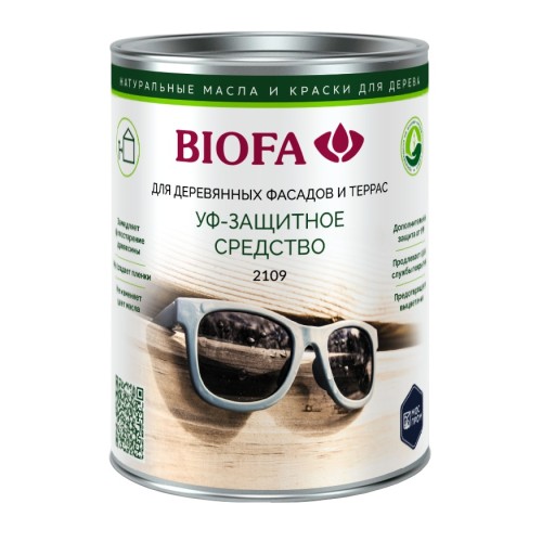 Средство с УФ защитой к маслам для дерева Biofa 2109 0,4 л