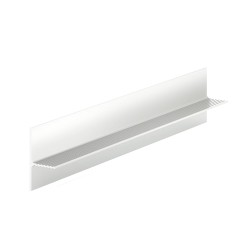 Плинтус алюминиевый теневой Laconistiq Reverse 36 Белый муар 34-32-300 3000×36×16