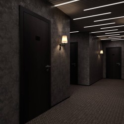 Плинтус алюминиевый теневой Laconistiq Novel Mini Белый 36-22-300 3000×24×11