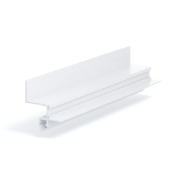 Профиль алюминиевый теневой с подсветкой Laconistiq Gips Ultra RAL9016 Белый муар 56-32-300 3000×41×43,3