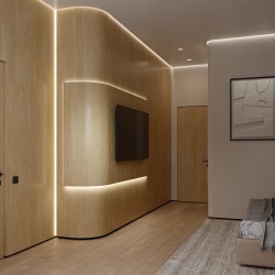 Профиль алюминиевый теневой с подсветкой Laconistiq Multilevel Dual Черный 30-11-300 3000×46,7×31