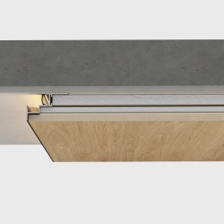Профиль алюминиевый теневой с подсветкой Laconistiq Multilevel Dual Черный 30-11-300 3000×46,7×31