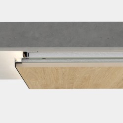 Профиль алюминиевый теневой с подсветкой Laconistiq Multilevel Dual Черный 30-11-300 3000×46,7×31