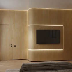 Профиль алюминиевый теневой с подсветкой Laconistiq Multilevel Dual Черный 30-11-300 3000×46,7×31