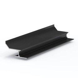 Профиль алюминиевый теневой с подсветкой Laconistiq Multilevel Struk Черный 20-11-300 3000×55×29