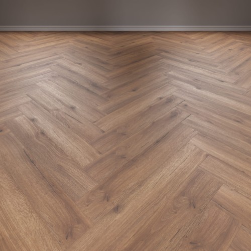 Кварцвиниловая плитка Vinilam клеевая Vinilpol Herringbone Glue Паркет Франческо 9933 венгерская елка 609,6×152,4×2,5