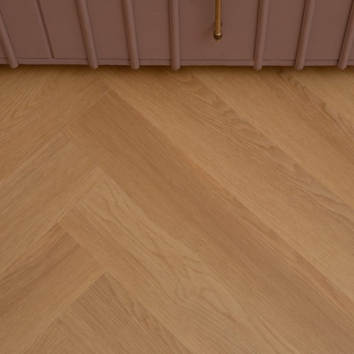 Кварцвиниловый SPC ламинат Vinilam Vinilpol Herringbone Паркет Васко да Гама 9922 венгерская елка 762×127×7